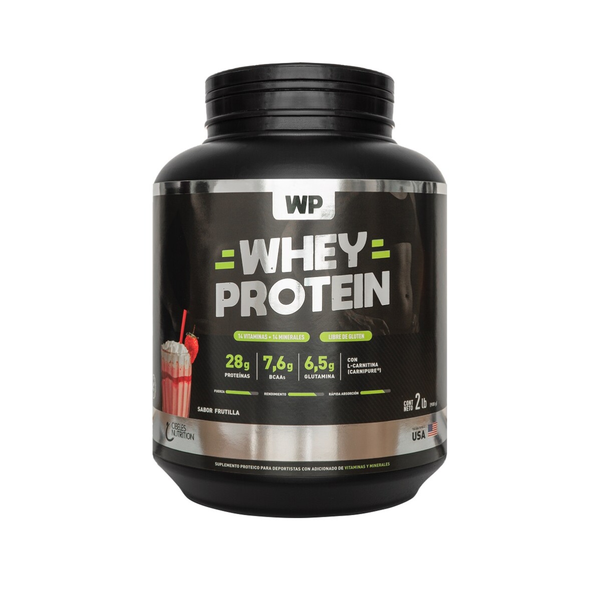 Wp Whey Protein Frutilla 2 Lbs. 