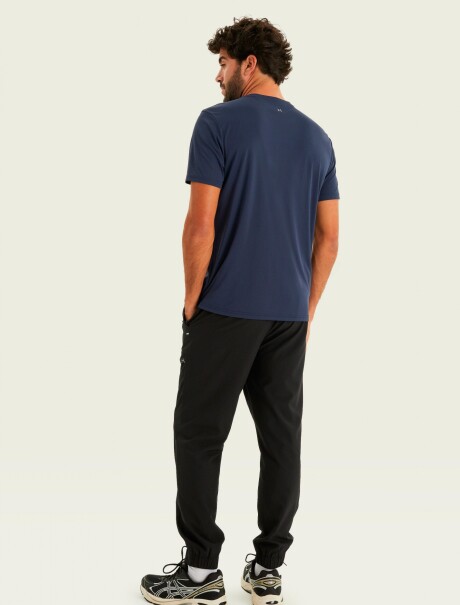 CAMISETA DEPORTIVA MANGA CORTA AZUL