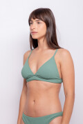 TOP TRIANGULO FIJO SUMMER Verde Seco