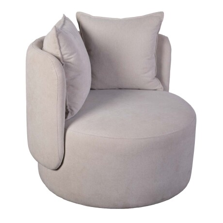 BUTACA 1 CUERPO TELA NATURAL-BEIGE LUNA NATURAL