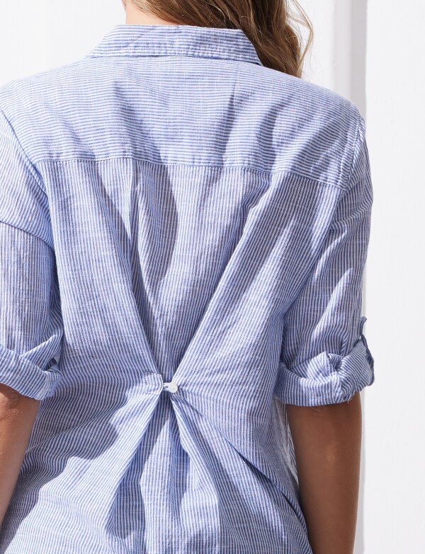 Camisola Algodon AZUL/BLANCO