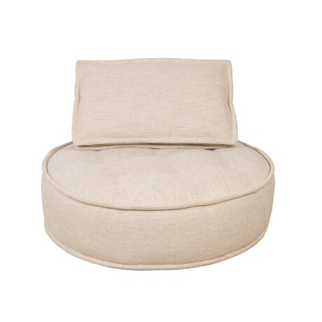 SOFÁ GIRATORIO 1 CUERPO TELA-PREMIUM NATURAL-BEIGE ELEMENT NATURAL