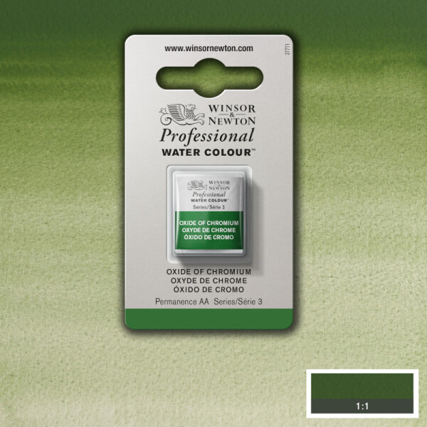 Acuarela profesiona Half Pan - Winsor & Newton Tonos Verdes