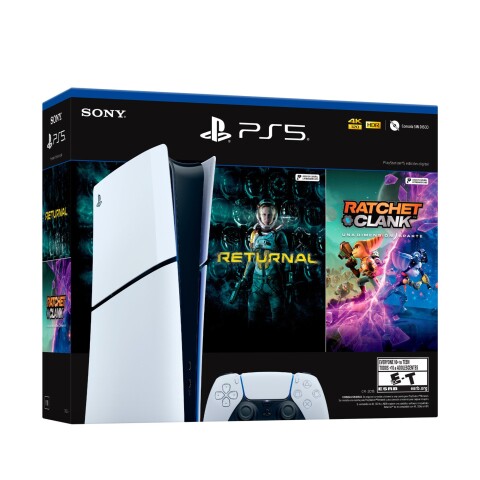 PlayStation 5 Slim 1TB Digital- Incluye 2 juegos(Returnal + Ratchet & Clank) PlayStation 5 Slim 1TB Digital- Incluye 2 juegos(Returnal + Ratchet & Clank)