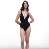 Malla Liberdade – Traje de baño con copas removibles y filtro UV+50 Negro
