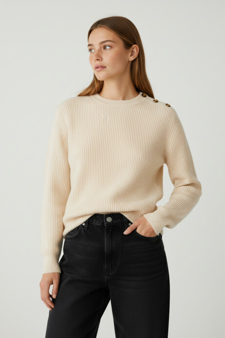 Sweater Pelai Crudo / Natural