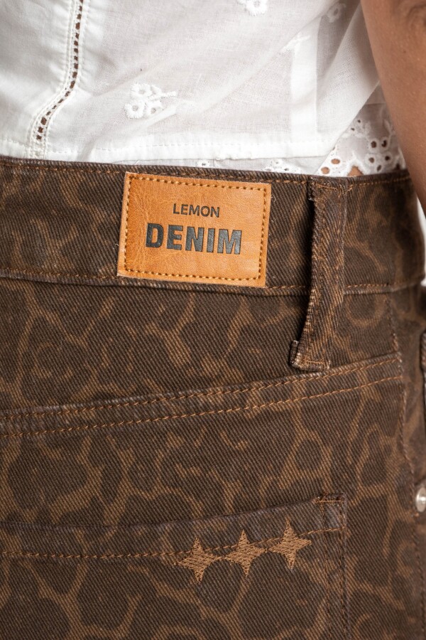 Jean Print Animal Print