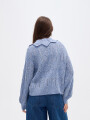 Cardigan Nerua Celeste Grisaceo