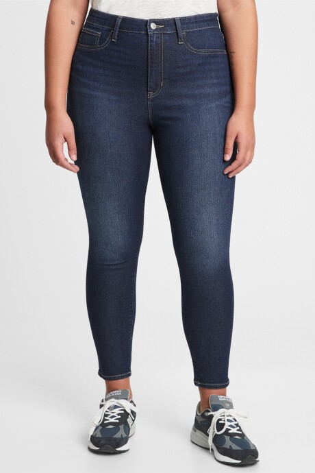 Jean Favorite Jegging Tiro Alto Mujer Dark Moon