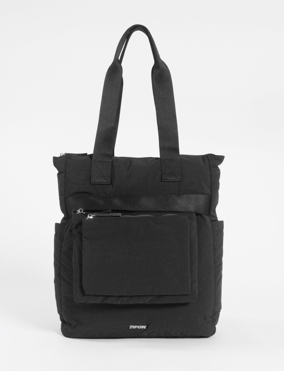 Mochila bolsillo removible - negro 
