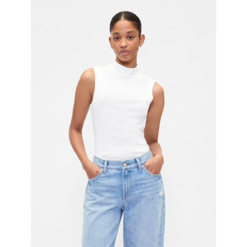 V-SL MOCKNECK TANK WHITE UK