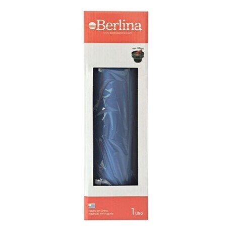 Termo bala Berlina 1 litro con base antideslizante Azul