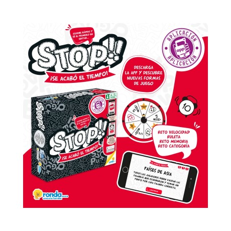 Juego de mesa Stop Ronda con aplicación Juego de mesa Stop Ronda con aplicación