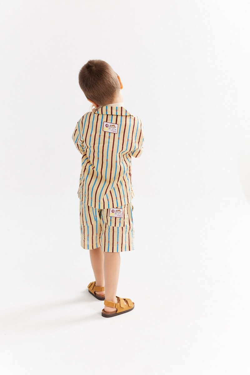 Camisa Sunny Amarillo Rayado