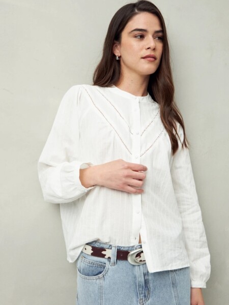 CAMISA D.CASSIN NEREA BLANCO
