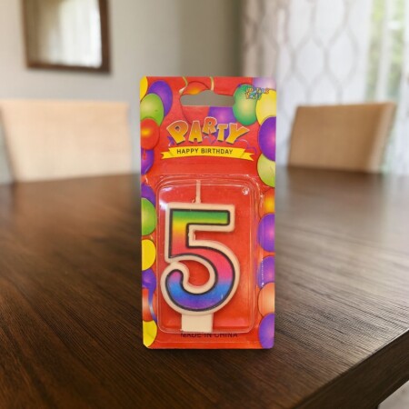 VELA DE CUMPLEAÑOS N5 VELA DE CUMPLEAÑOS N5