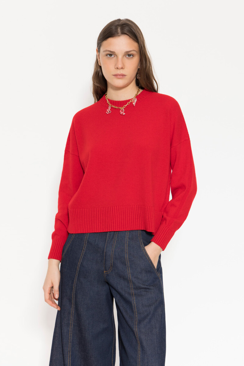 SWEATER AVI Rojo
