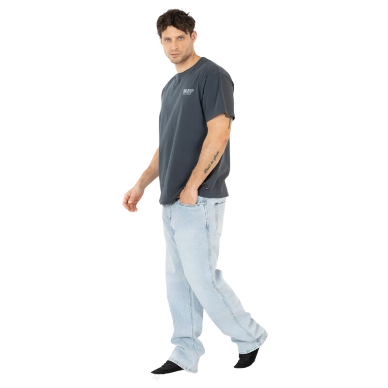 Remera Volcom Oversize Time Wave Custom - Gris Remera Volcom Oversize Time Wave Custom - Gris