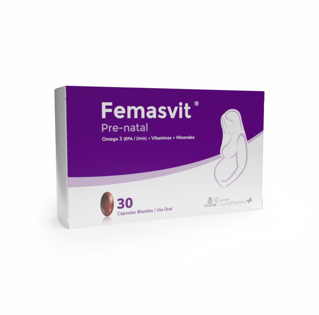 FEMASVIT PRE-NATAL CJ X 30 CÁPS. BLANDAS 