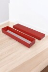 Caja Rectangular 7x32x4 cm ROJO