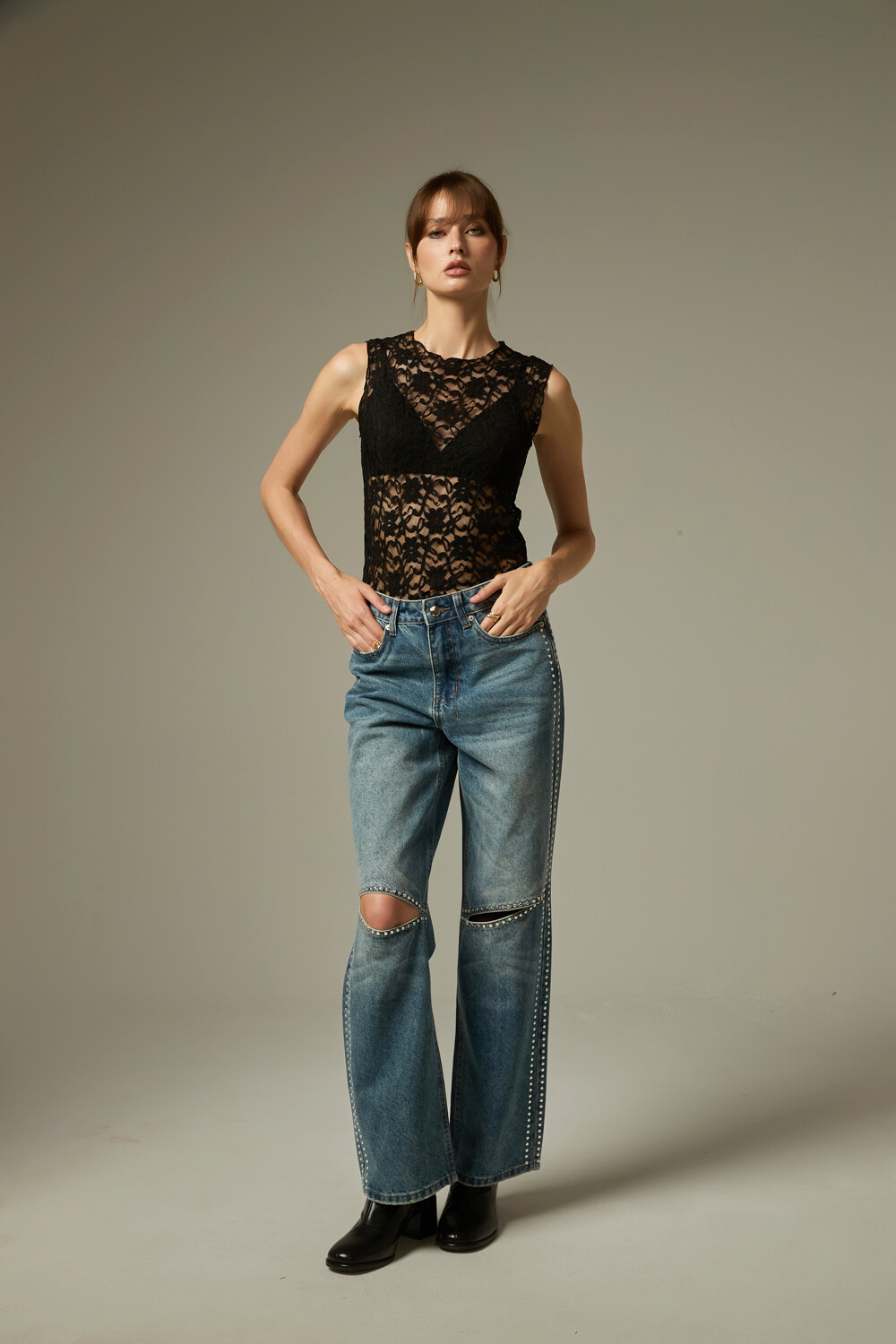Pantalon Aelia Azul Marino