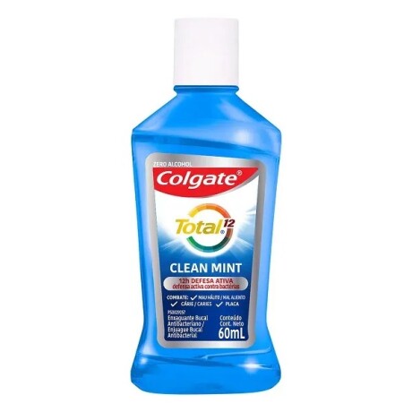 Enjuague Bucal Colgate Total 12 Clean Mint 60 Ml Enjuague Bucal Colgate Total 12 Clean Mint 60 Ml