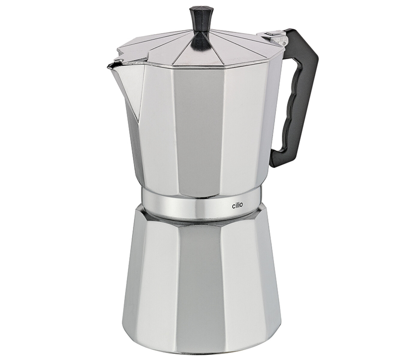Cafetera tipo Italiana Metal Cube Cilio 12 taza 