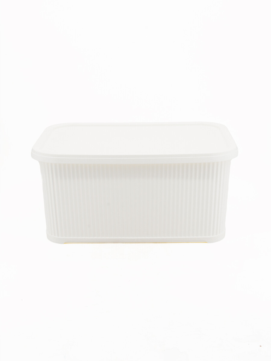 CAJA ORGANIZADORA CON TAPA - BLANCO 