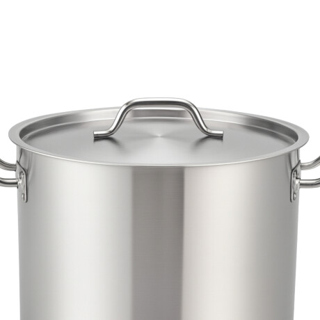 Olla Triple Fondo de Acero Inoxidable con Tapa 37,5 Litros 40 x 32 cm Ozti Olla Triple Fondo de Acero Inoxidable con Tapa 37,5 Litros 40 x 32 cm Ozti