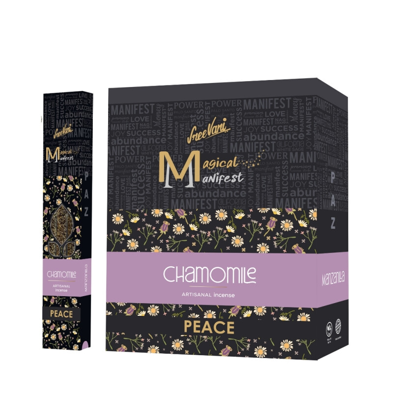 INCIENSO SREE VANI MANIFIESTO 30 GR X12 Manzanilla
