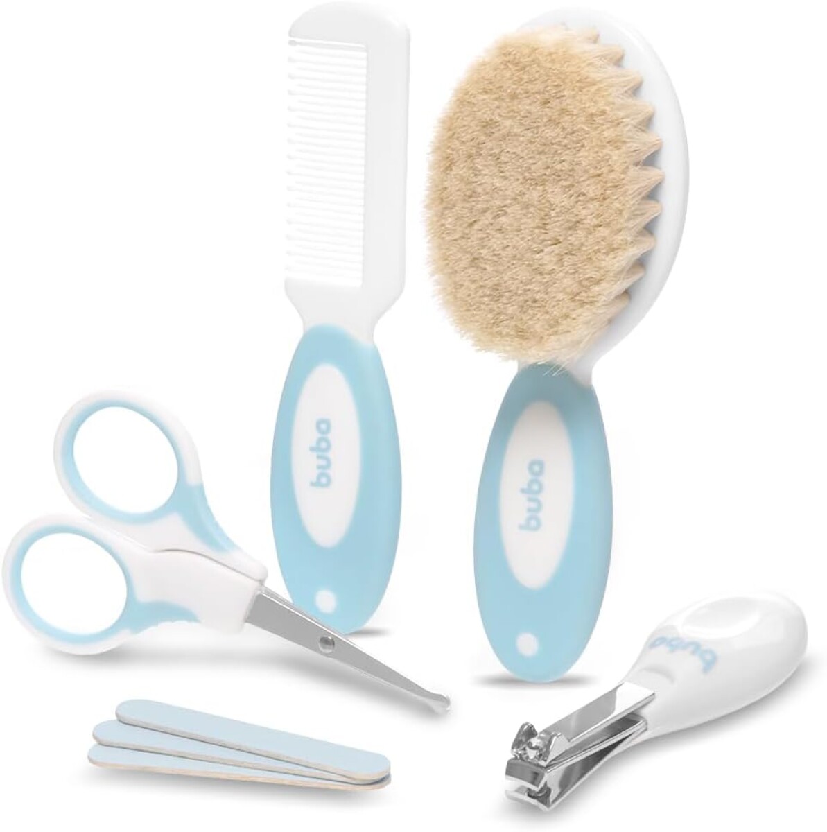 Neccesaire BUBA set cuidados estuche rigido - celeste 