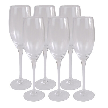 COPA CHAMPAGNE X6PCS VIDRIO COPA CHAMPAGNE X6PCS VIDRIO