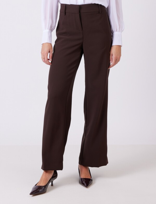 Pantalon Wide Leg MARRON