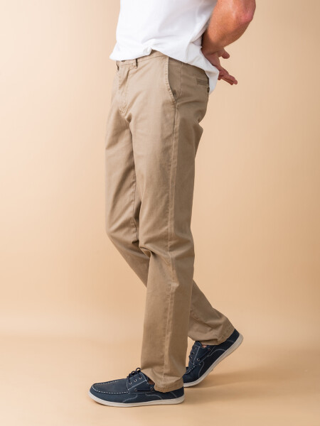 Pantalón chino Beige