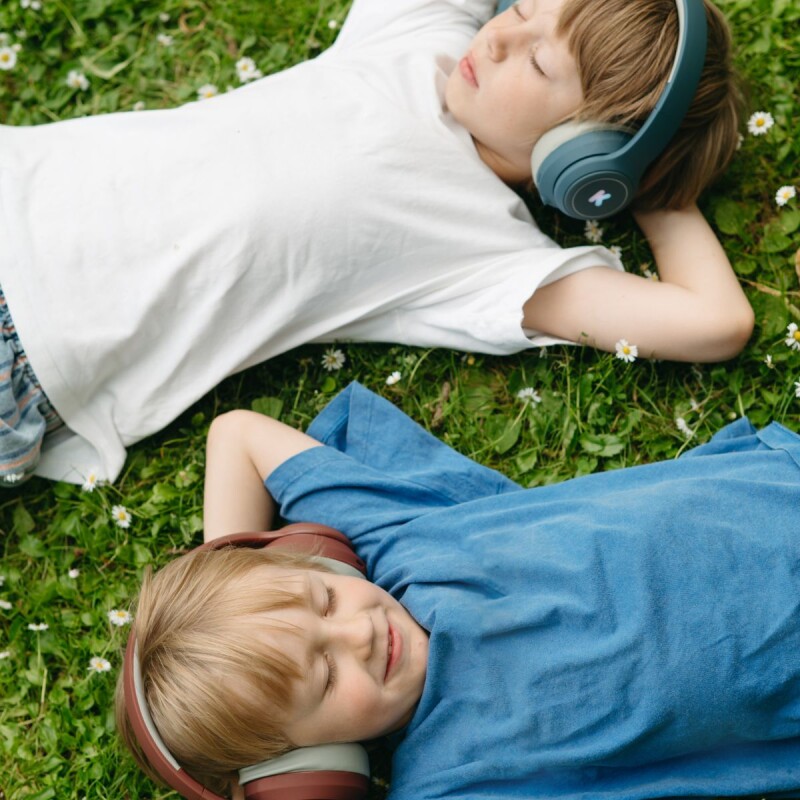K-EARS-BT Auriculares Para Adolescentes Kidywolf - Azul