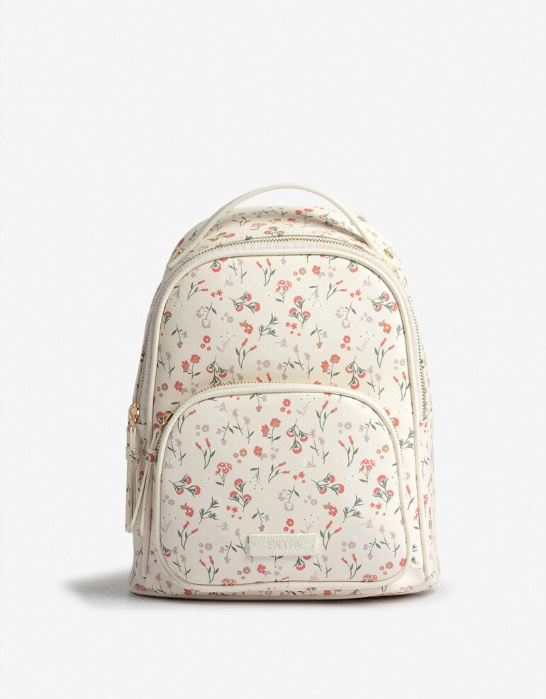 Mochilas Urbanas Basicos Mochila Urbana Flores - Estampado Flores