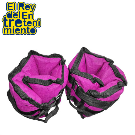 Tobi Pesas 2kg Entrenamiento Piernas Tobillera Velcro Rosa