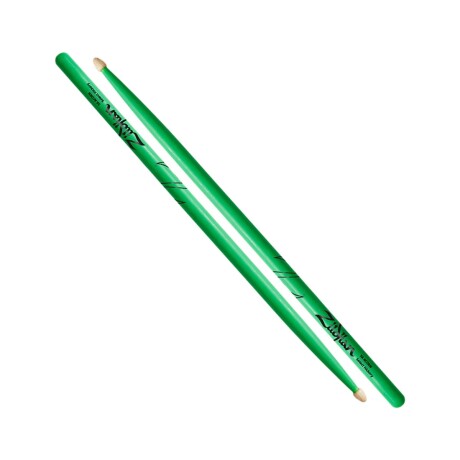 Palillo Zildjian Acron Neon Verde 5aw Palillo Zildjian Acron Neon Verde 5aw