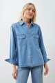 Camisa de jean jean claro