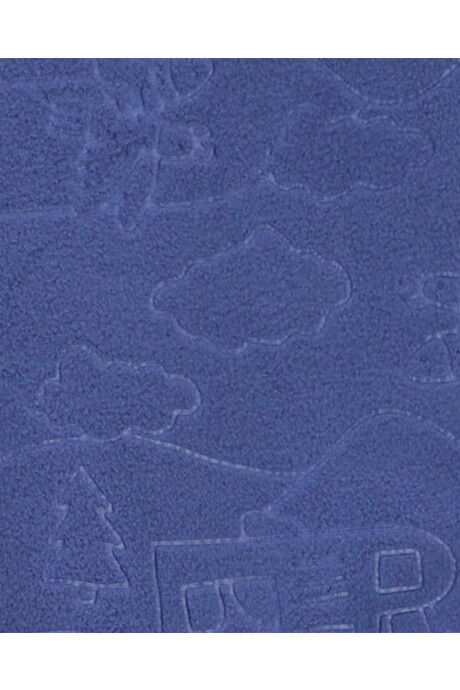 Pijama una pieza de micropolar, con pie, diseño camping Sin color