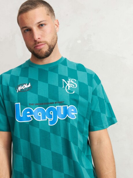 REMERA LEAGUE VERDE
