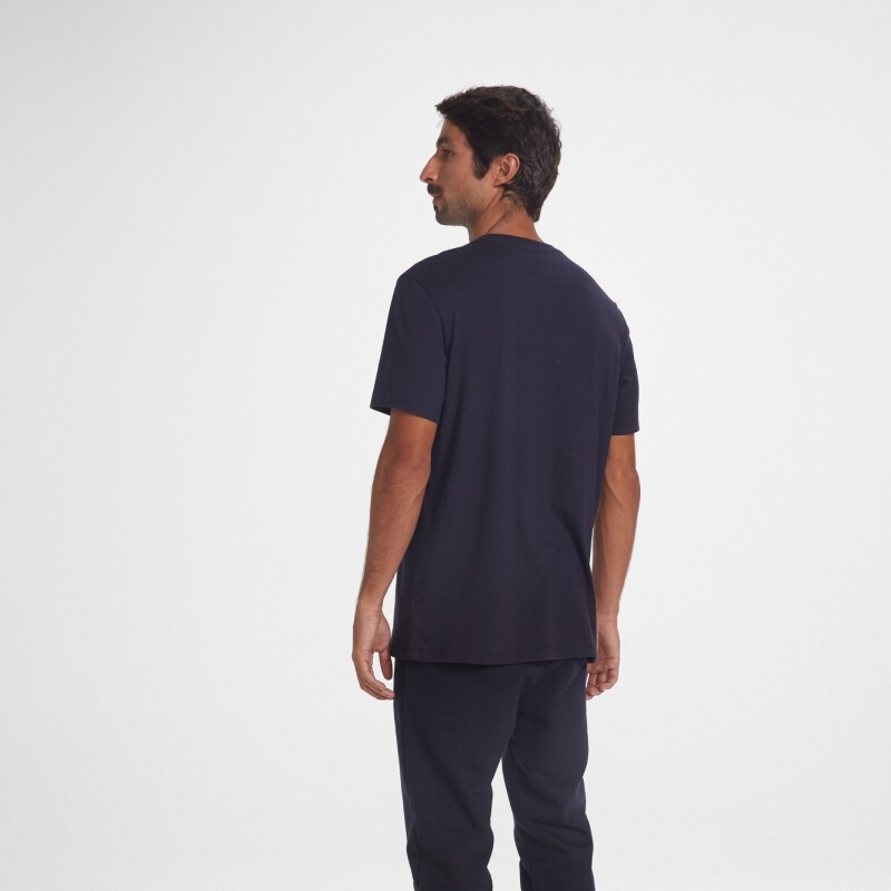 CAMISETA MM MASC AZUL ESCURO