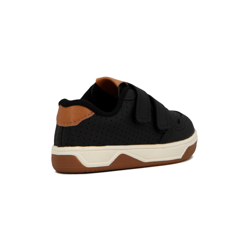 Molekinho Deportivo Casual C/velkro Negro-camel