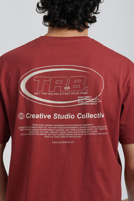T-SHIRT M/C CROUD DIXIE Ladrillo