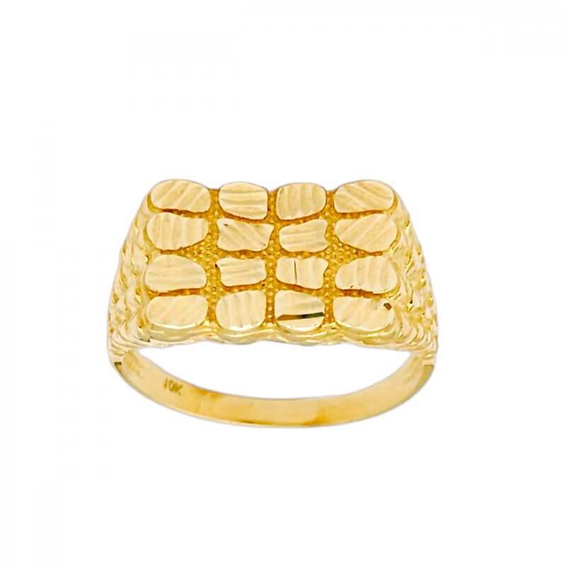 Anillo Labrado-Oro bajo-Sin Piedra-AN8197 sinpiedra