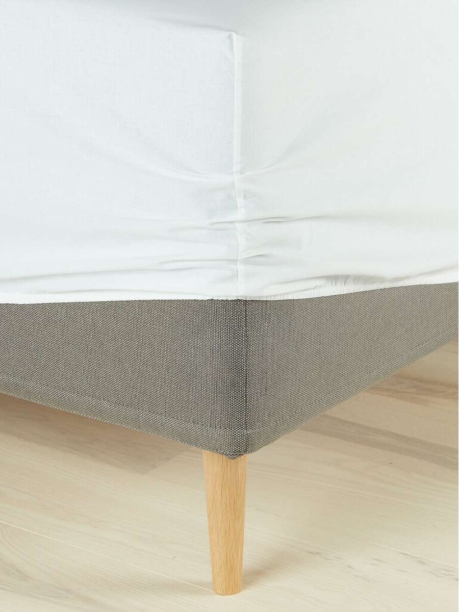 Sabana Bajera Ajustable Dagny 90X200X35 - Blanco 