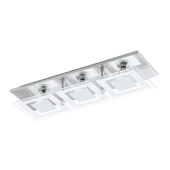 Lámpara de techo vidrio 3xGU10 incluidas ALMANA EG0327