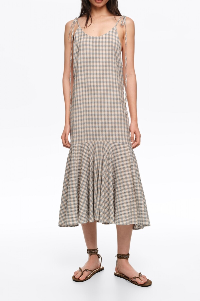 VESTIDO TIRANTES Azul
