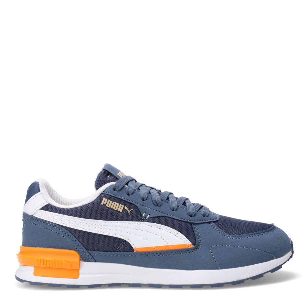 Championes de Hombre Puma Graviton Puma - Gris Piedra - Blanco - Anaranjado 