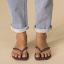 Sandalias Havaianas Slim Square Mujer Cafe